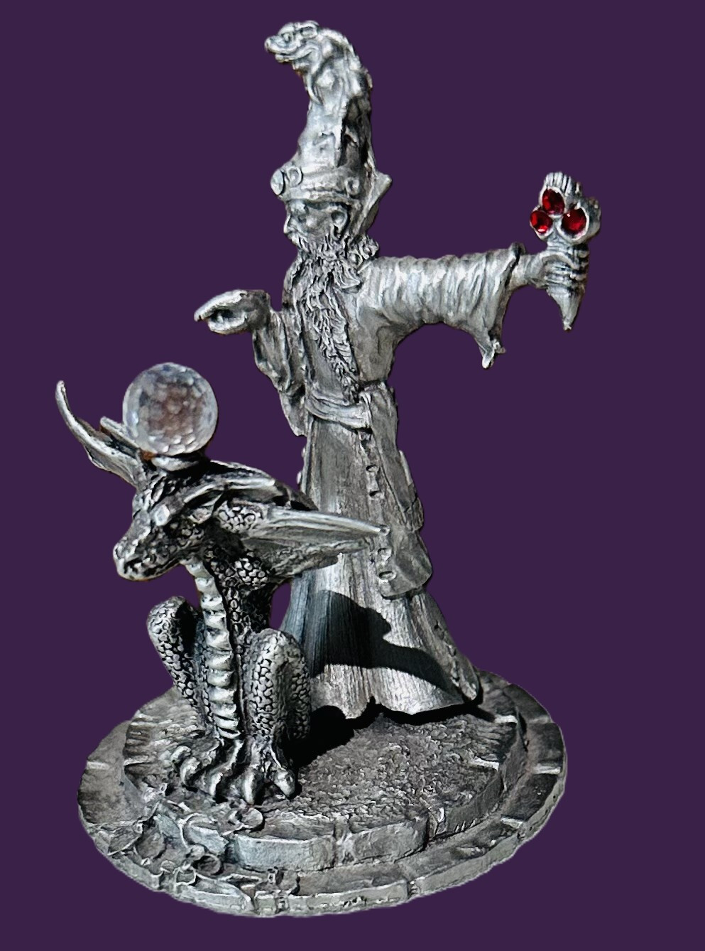 Vintage Rawcliff "Malep The Magnificent" Pewter Figure 1988 Stephen Tofano