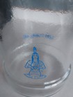 10.5" Clear Glass Land O Lakes Butter Cream Can Glass Cookie Jar Dairy Rare — photo 2