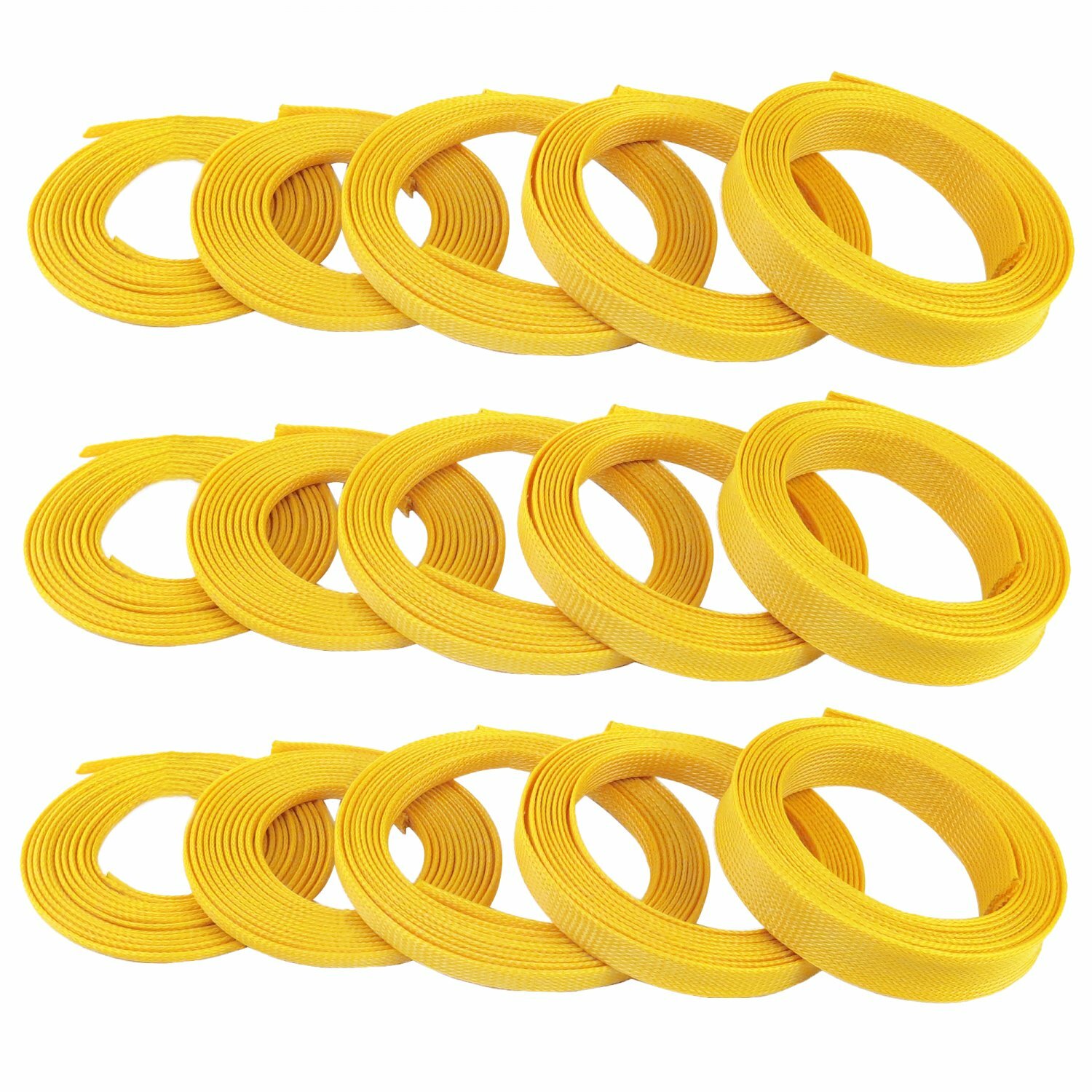 5/8" Yellow Ultra Wrap Wire Loom 150 Feet Keep It Clean