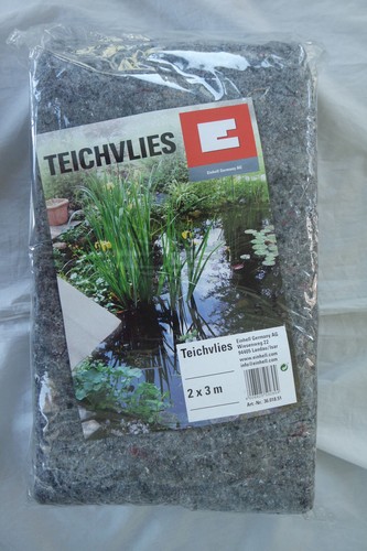 Teichvlies Zuschnitt Vlies Teich 2 x 3m 300g/m2 Gartenvlies Teichbau eBay