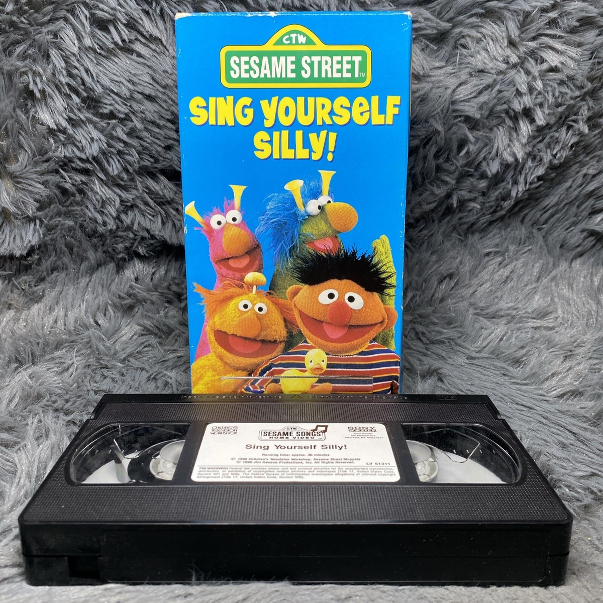 Sing Yourself Silly! CTW Sesame Street VHS Tape 1990 Sony Sing Yourself Silly! CTW Sesame Street VHS Tape 1990 Sony