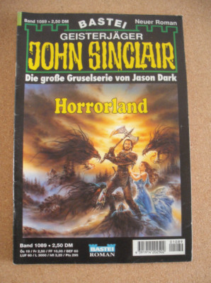 John Sinclair Romanheft, , Band 1089- Horrorland-  Bastei