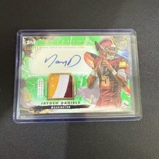 2024 TOPPS INCEPTION FOOTBALL  PROVENANCE PATCH AUTO  RC JAYDEN DANIELS /150