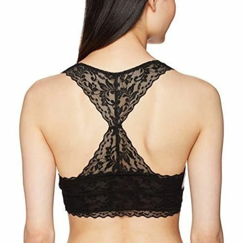 Bralette floral de encaje negro PJ Salvage para mujer nuevo con etiquetas talla S Foto 2 de 3