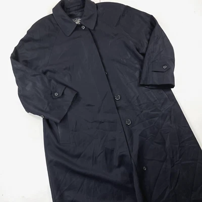 Burberry's Trench Coat Mens Extra Large Short Navy Blue Wool Burella