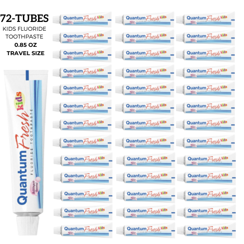 Quantum Toothpaste Quantum Fresh Fluoride Toothpaste for Kids, Travel Size Bulk Toothpaste ...