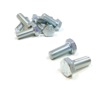 Open Box (Pack of 10) 5/16''-24 x 3/4'' Hex Screw Bolts, Full Thread, Zinc Plated