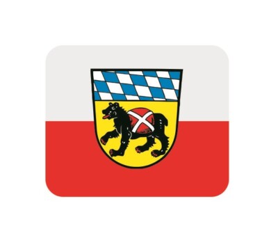 U24 Mousepad Mit Bayern Flagge - 23x19 Cm, 5 Mm Stark, Rutschfeste Unterseite