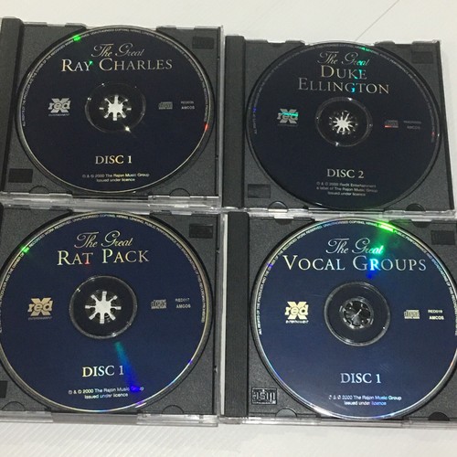 4 x The Great CDs - Vocal Groups, Ray Charles, Rat Pack, File Ellington - Picture 4 of 5