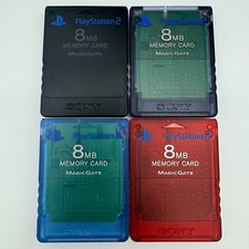 Sony Playstation 2 PS2 Official OEM MagicGate 8mb Memory Card Genuine SCPH-10020