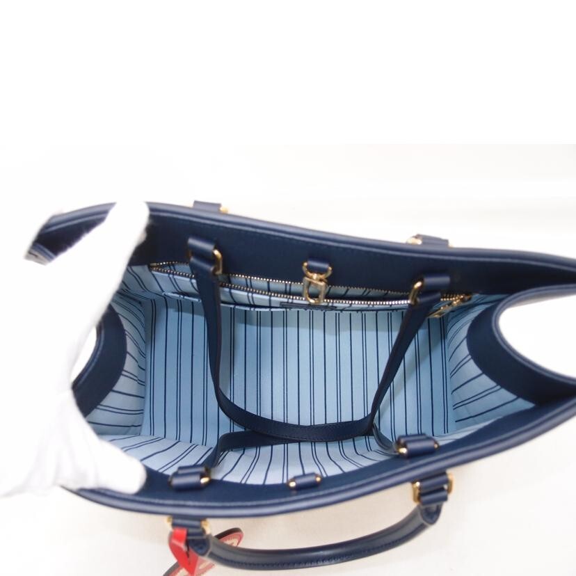 MINT] Louis Vuitton Raffia Onthego MM Tote Bag M57723 Hand  