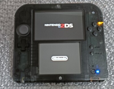 Nintendo 2DS Clear Black Console only Used tested Nintendo 2DS