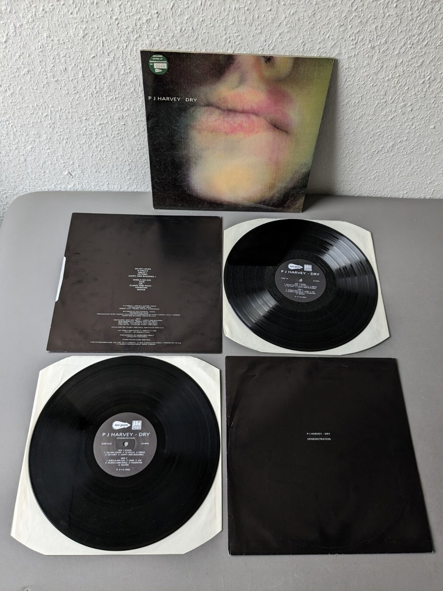 PJ HARVEY lim 5.000 original Vinyl 2LP Dry (1992 Too Pure Records 