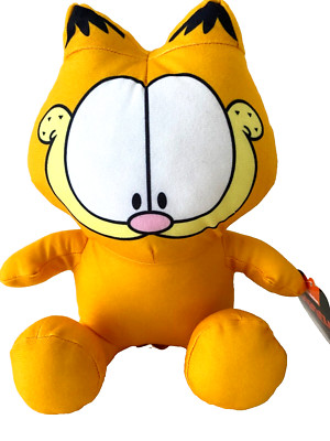 Large Sitting Garfield the Cat Plush Toy 10 inch tall. New with