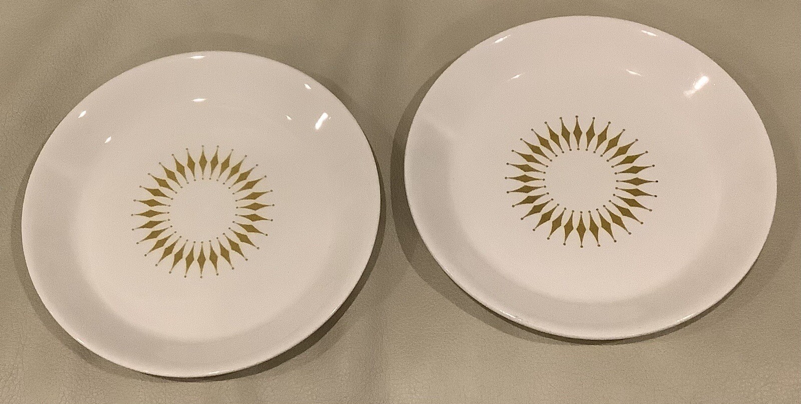Mid Century Modern Dessert Plates Innkare Marked K5 Atomic Lot of 2. eBay