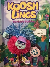 2 BRAND NEW PETAL & JETT Kooshlings OddzOn Hasbro Vintage BENDABLE BUDDIES