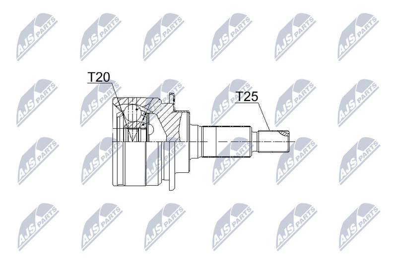 Joint arbre de transmission resolvez le bruit de cardan Opel Agila et Suzuki