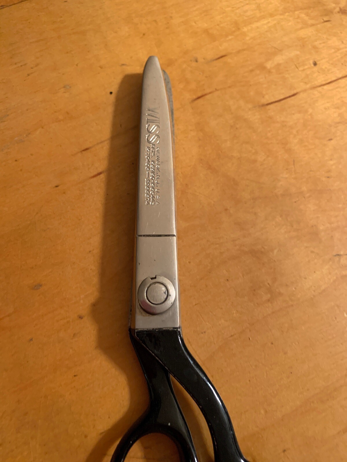 Vintage WISS Pinking Scissors Shears Newark NJ USA Pat.19591901965443