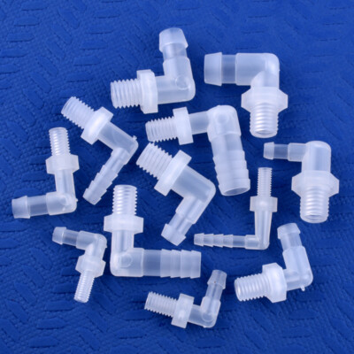 M5 M6 M8 M10 M12 Barb Hose Tail Fitting Male Thread Pool Pond Water Pipe L type
