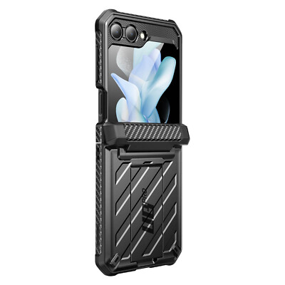 für Samsung Galaxy Z Flip5 Rundum-Hülle, Supcase Unicorn Beetle Pro   Schwarz