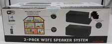 ICraig Two 2 Pack WiFi Speakers System Black Stereo New Open Box Apple Android