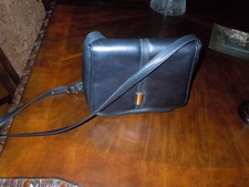 Women's Shoulder Crossbody Strap Black Handbag Purse