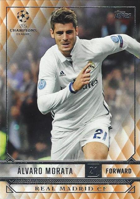 2016-17 Topps UEFA Champions League Showcase Real Madrid CF Orange 