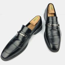 Steve Madden Mens Black Loafers Size 11.5 Hor...