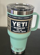 Yeti Seafoam Rambler 30oz with Mag-slider Lid, Stainless Steel - New