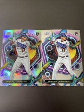 2023 Topps Chrome Cosmic Miguel Vargas Rookie Refractor And Base!! #21