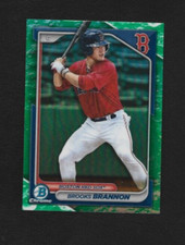 2024 Bowman Brooks Brannon Lunar Glow Refractor BCP-95 Boston Red Sox