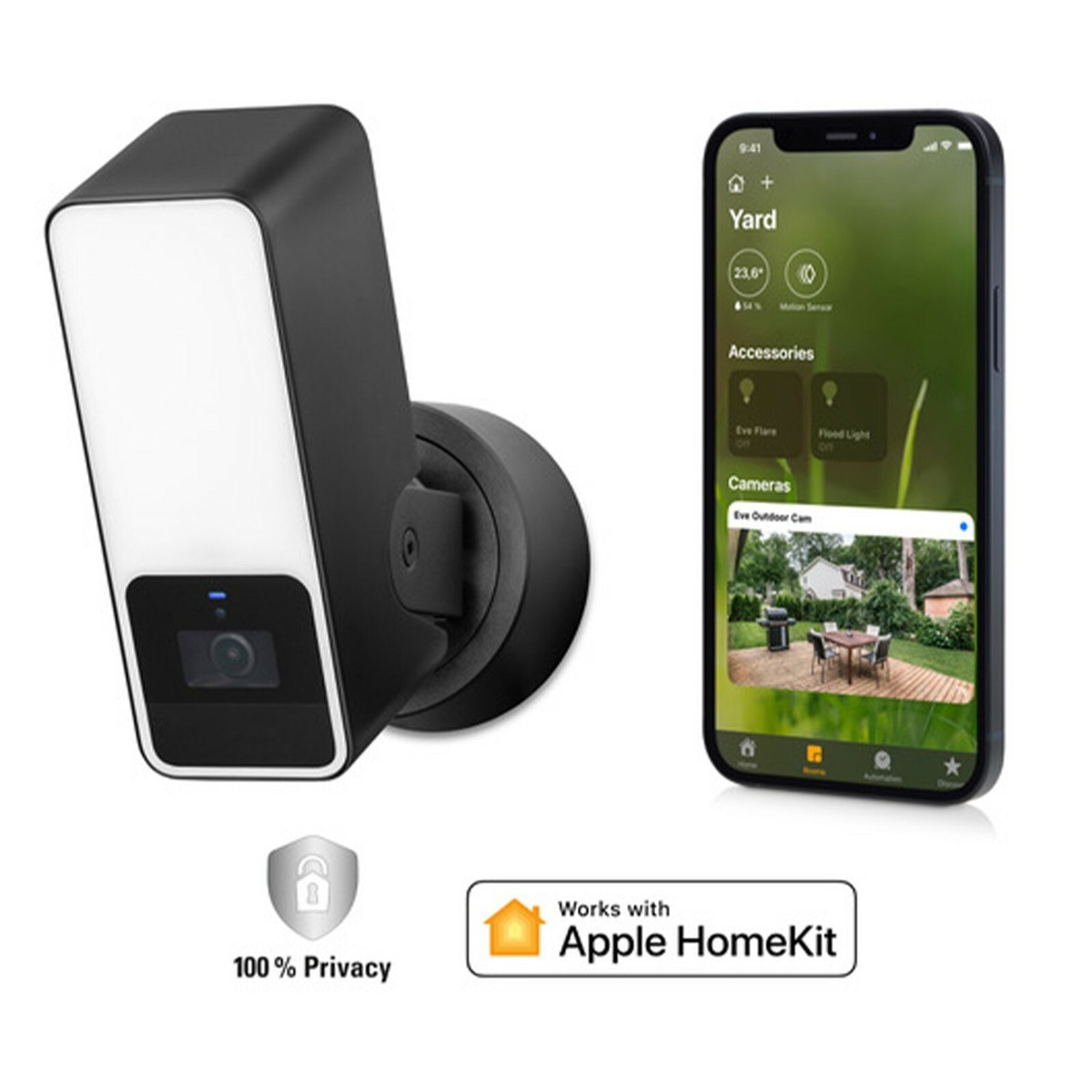 Indoor Camera Homekit Secure Video Floodlight Eve Outdoor Cam