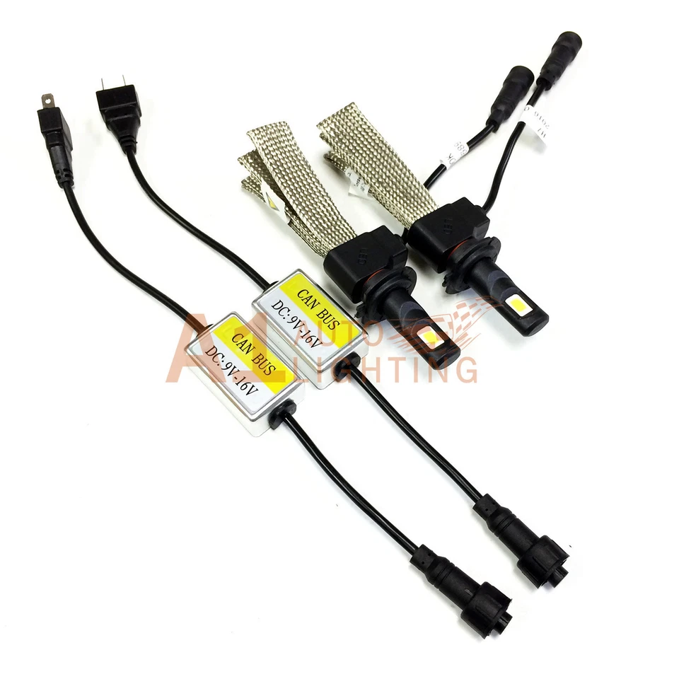 NEW Fanless Canbus H7 LED Headlight Kit 30W 3200LM 6000K Xenon White Bulbs - Image 2 of 4