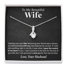 To My Wife Necklace, Christmas Gifts For Her, Wife Gift, Christmas Gift For Wife