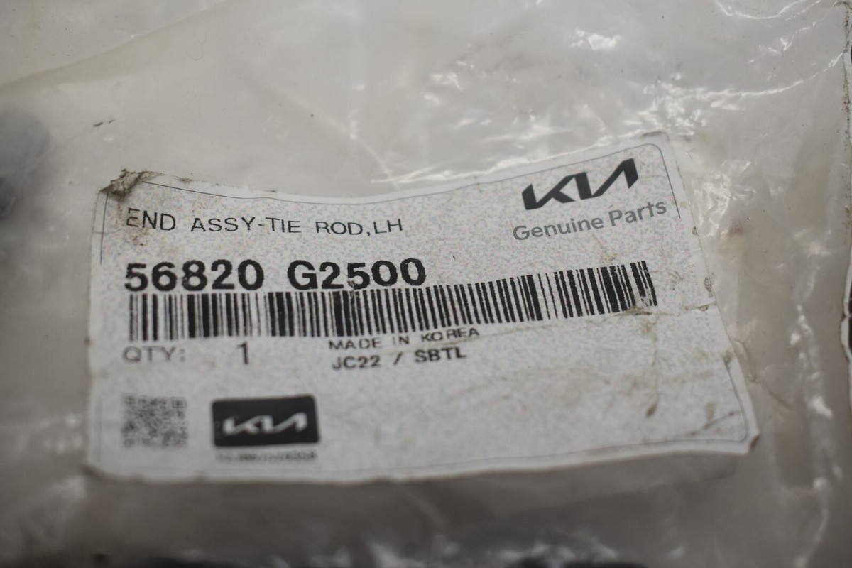 Kia 56820 G2500 Outer Tie Rod LH 2023-23 Kia for Niro EV OEM Left