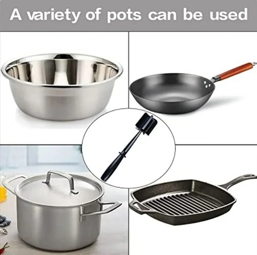 Meat Hamburger Chopper Heat Resistant Utensil Ground Beef Potato Masher Spatula - Picture 10 of 14
