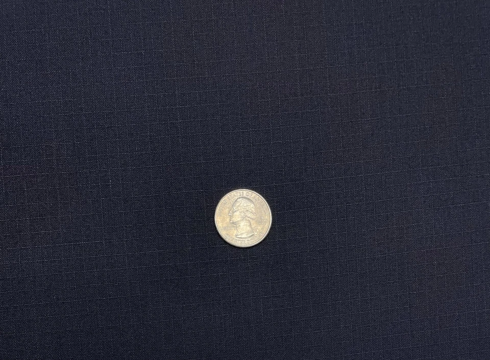 DARK NAVY BLUE NY/CO RIPSTOP Military Spec Apparel DWR FABRIC BY THE YARD 61"W - Image 4 of 4