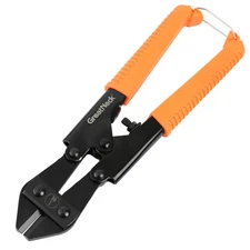 GreatNeck BC8 Mini Bolt Cutters, Bolt Cutter for Cutting Chain, Rod, and Heav...