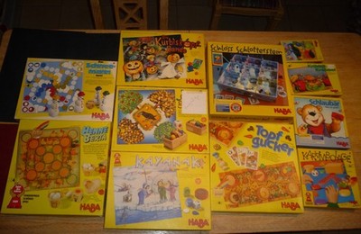 Haba großes  Konvolut Ersatzteile  11 Spiele