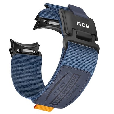 Nylon Solo Loop Band Elastic Sport Strap For Samsung Galaxy Watch 7/FE/6/5/4/Pro