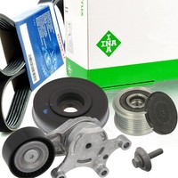 Bosch 6PK976 Keilrippenriemen-Satz + Freilauf Riemenscheibe FüR Citroen Mini