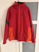Original Ziener Herren Skijacke Ski Anorak Rot mit Logo Gr. 52 TOP!
