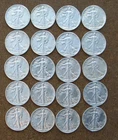 ROLL 1934 WALKING LIBERTY SILVER  HALVES.. CH/GEM BU