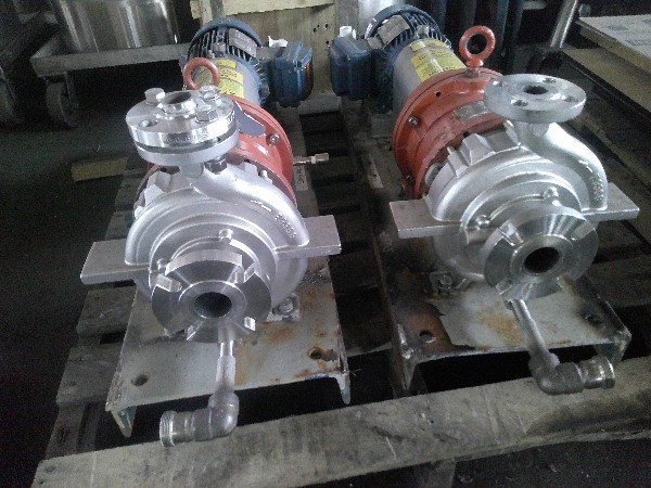 1.5 x 1 inch 316 SS Centrifugal Pump Magnetically Coupled XP 1.5 Hp Ethanol