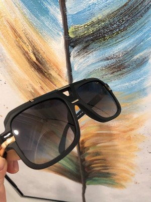 Cazal Sunglasses 664/3 COL.002/Black/Grey Gradient Lens Sunglasses