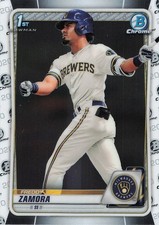 2020 TOPPS CHROME - FREDDY ZAMORA BREWERS
