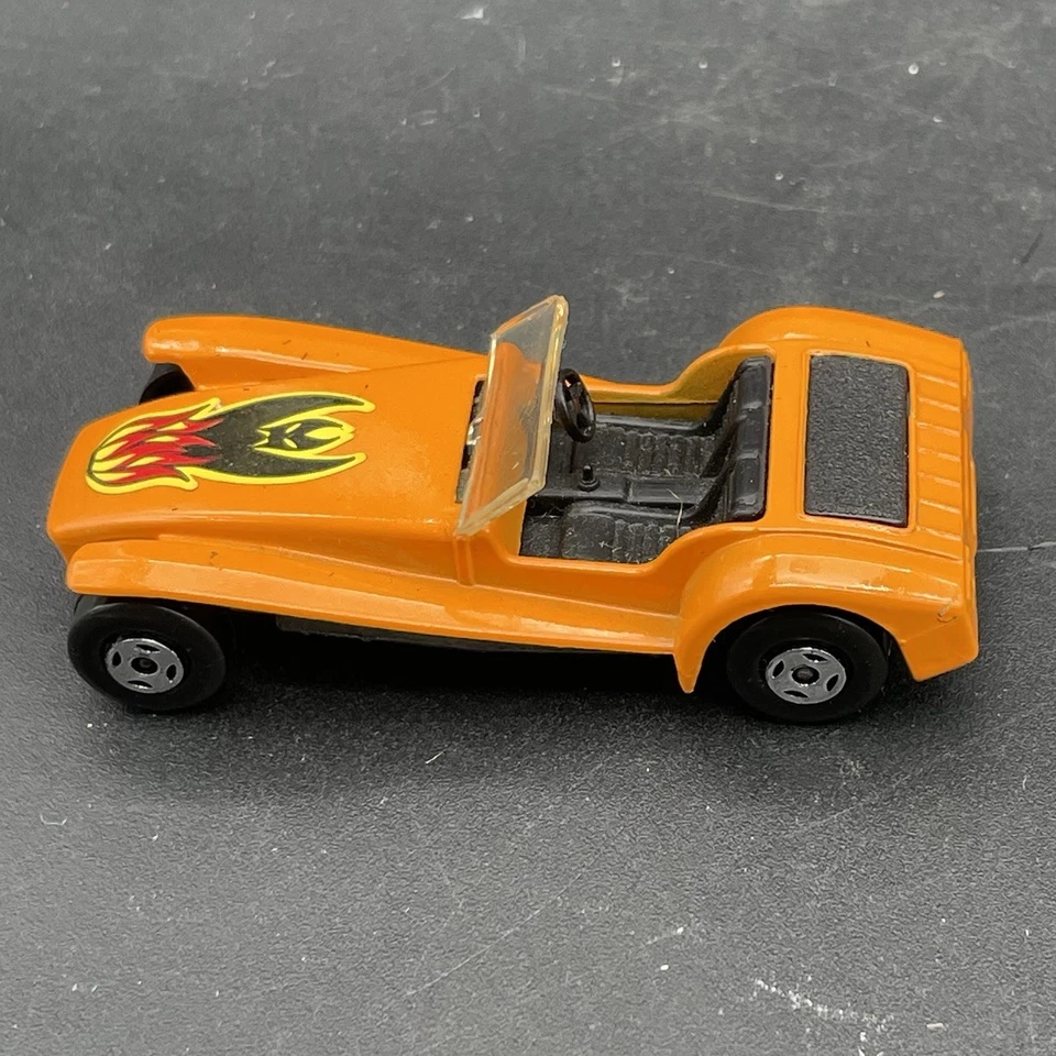 Coche de juguete diecast naranja vintage Matchbox Lesney No.60 LOTUS SUPER SEVEN 1971 Foto 3 de 4