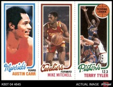 1980 Topps Austin Carr / Mike Mitchell / Terry Tyler 61 / 56 / 81 7.5 - NM+
