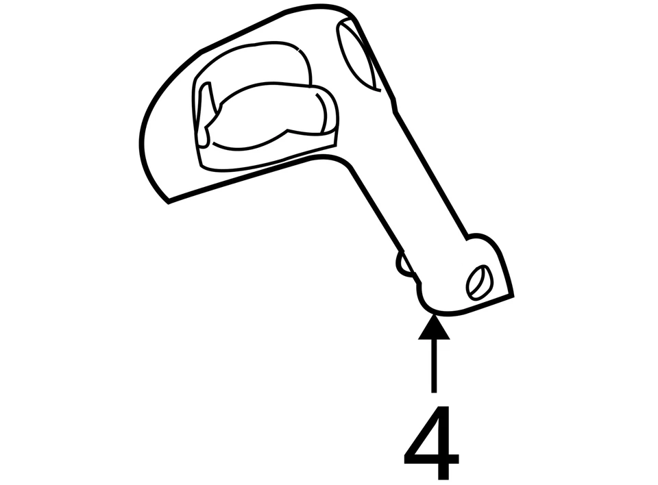 SE ADAPTA A 2000-2002 SATURN L100 L200 MANGO ASM RR S/D PULL 24427347 - NUEVO OEM Foto 3 de 3