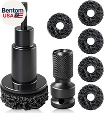 Wheel Hub Cleaning Tool Set, Wheel Stud Cleaner, Wheel Hub Resurfacing Kit, 5 Cl